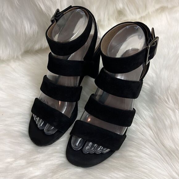 Vionic Womens Perk Blaire Black Suede Ankle Strap Heels Size 6Medium (B, M) B22B - Picture 5 of 13